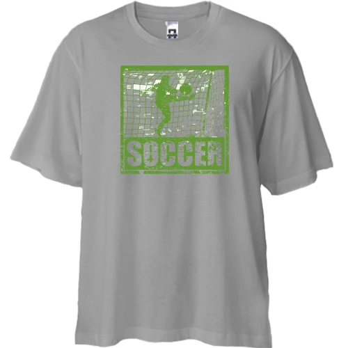 Футболка двонитка Oversize soccer