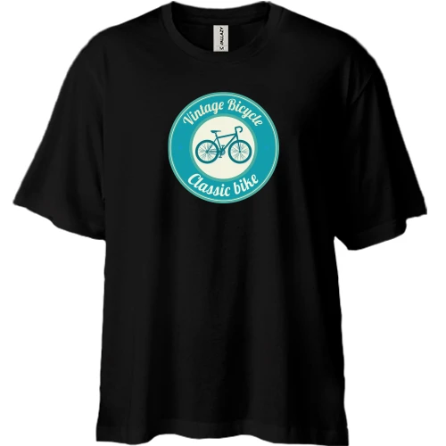 Футболка двунитка Oversize vintage bicycle