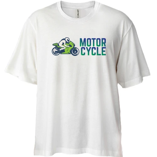 Футболка двонитка Oversize motor cycle