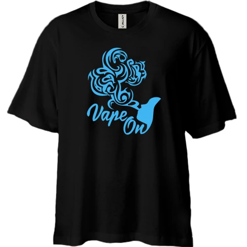 Футболка двунитка Oversize Vape on 2