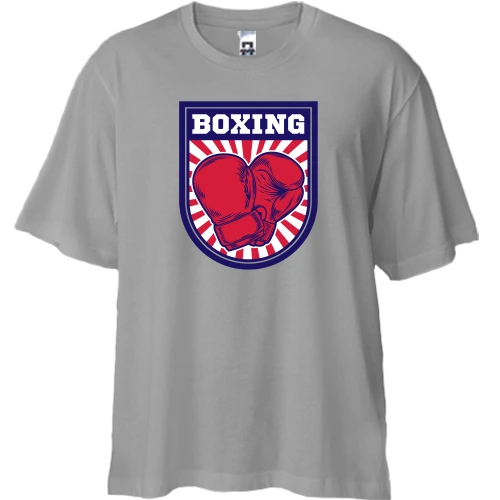 Футболка двунитка Oversize boxing