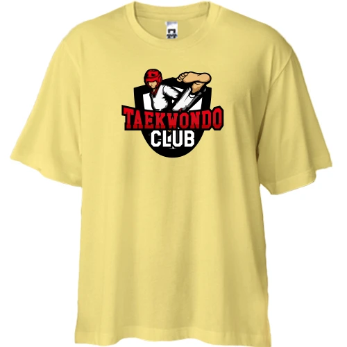 Футболка двонитка Oversize taekwondo club