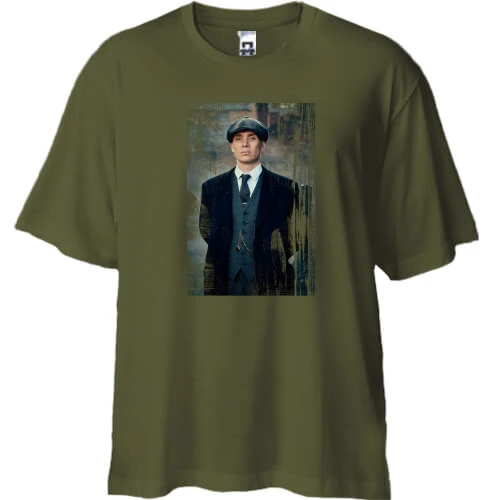 Футболка двунитка Oversize с Томасом Шелби 2