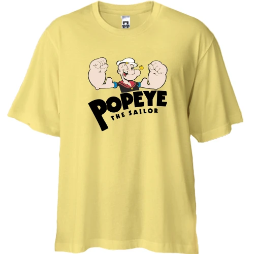Футболка двонитка Oversize Popeye