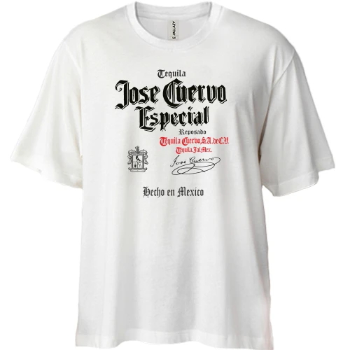 Футболка двунитка Oversize Jose Cuervo Especial