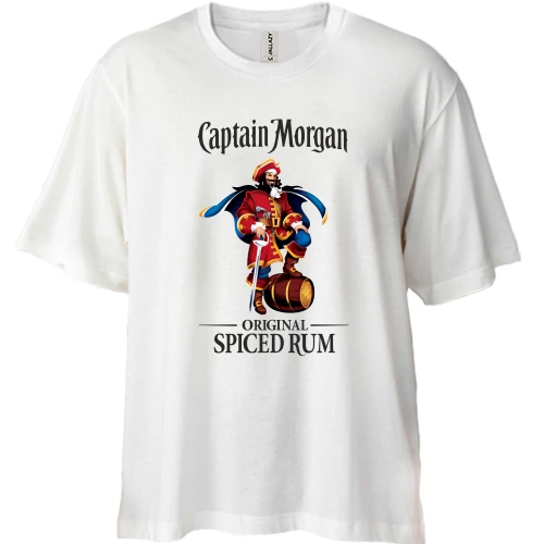 Футболка двонитка Oversize Captain Morgan