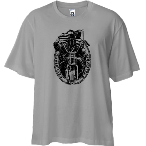 Футболка двонитка Oversize American choppers