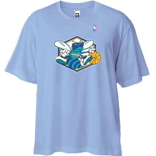Футболка двонитка Oversize New Orleans Hornets