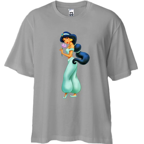 Футболка двунитка Oversize с с Jasmine (аладин)