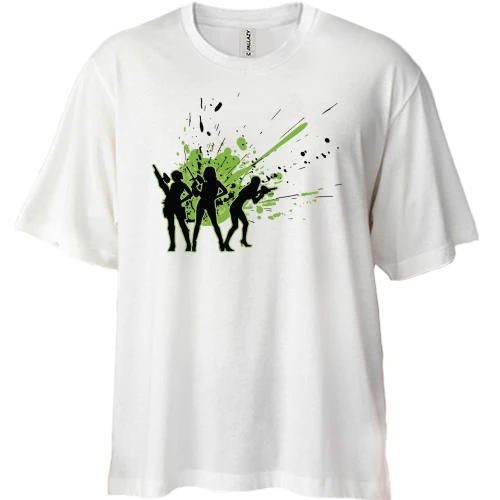 Футболка двунитка Oversize Serious paintball