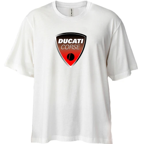 Футболка двунитка Oversize Ducati Corse