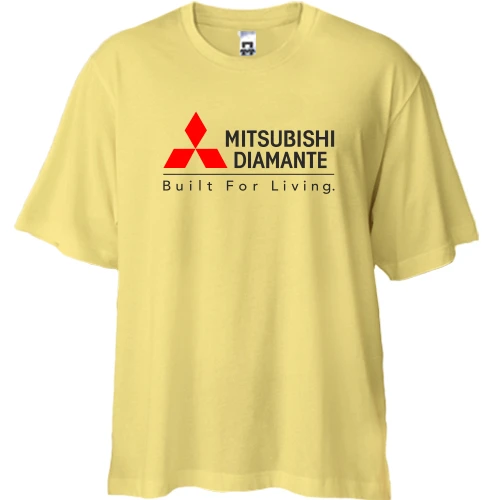 Футболка двонитка Oversize Mitsubishi Diamant