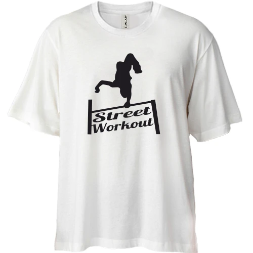 Футболка двунитка Oversize Street Workout up