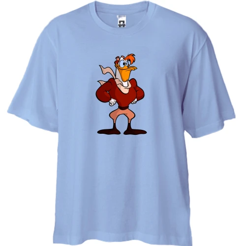 Футболка двунитка Oversize с Зигзаком МакКряком (Утиные истории)