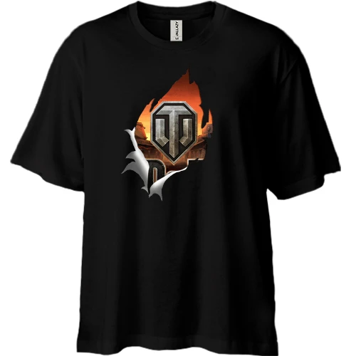 Футболка двонитка Oversize Perfect WOT