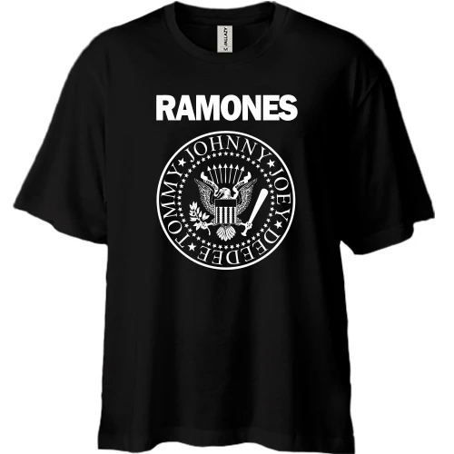 Футболка двунитка Oversize Ramones