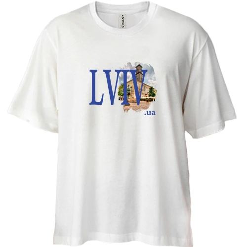 Футболка двунитка Oversize Lviv.ua