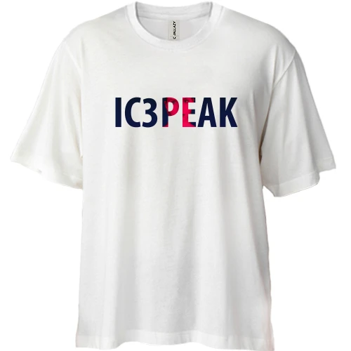 Футболка двунитка Oversize, Синий, IC3PEAK