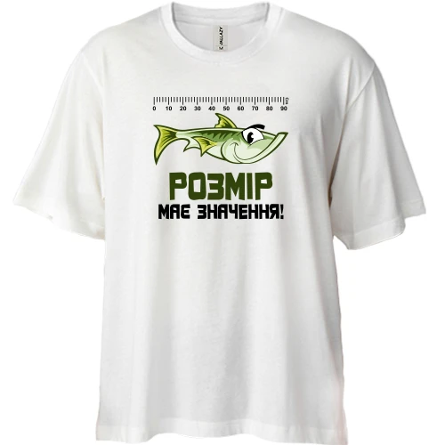 Футболка двонитка Oversize, Білий, Розмір має значення (3)