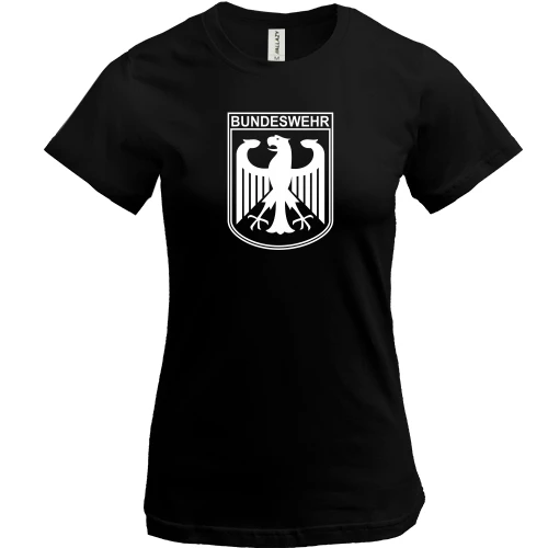 Жіноча футболка, Чорний, Bundeswehr