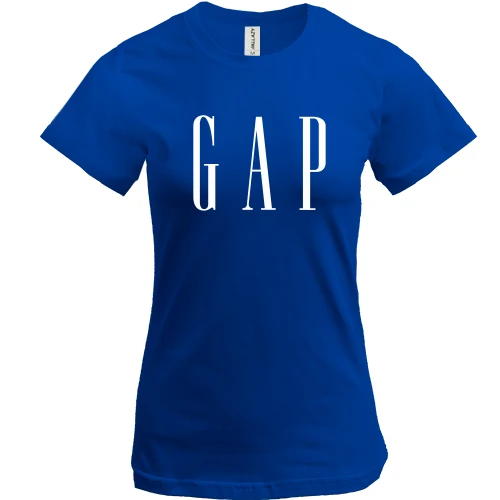 Женская футболка, Черный, с логотипом GAP