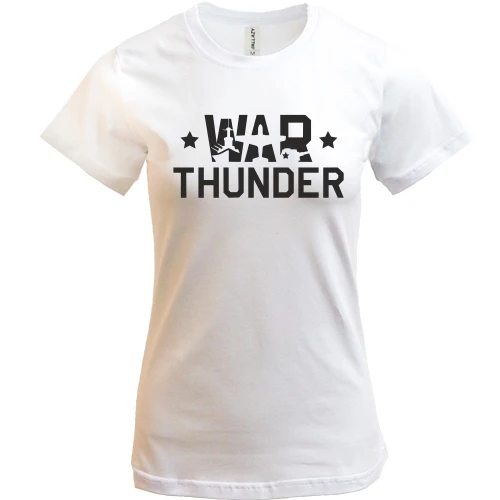 Женская футболка, Белый, War Thunder