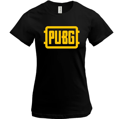 Жіноча футболка, Чорний, PUBG