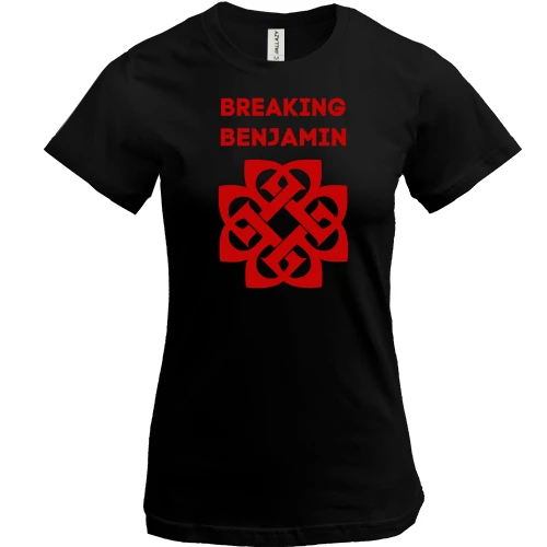 Женская футболка, Черный, Breaking Benjamin (2)