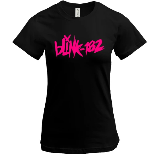 Женская футболка, Черный, Blink-182 N