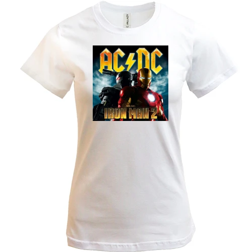 Женская футболка AC/DC Iron Man 2