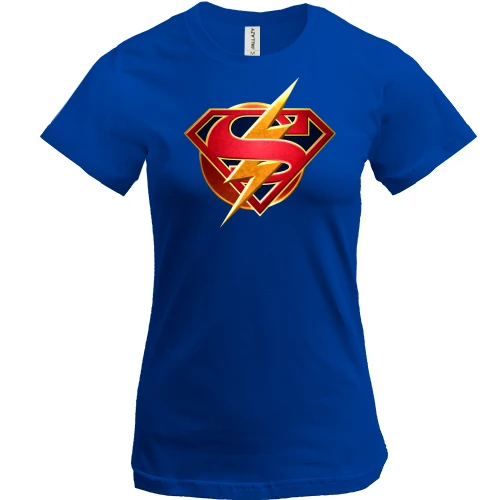 Жіноча футболка Superman and Flash