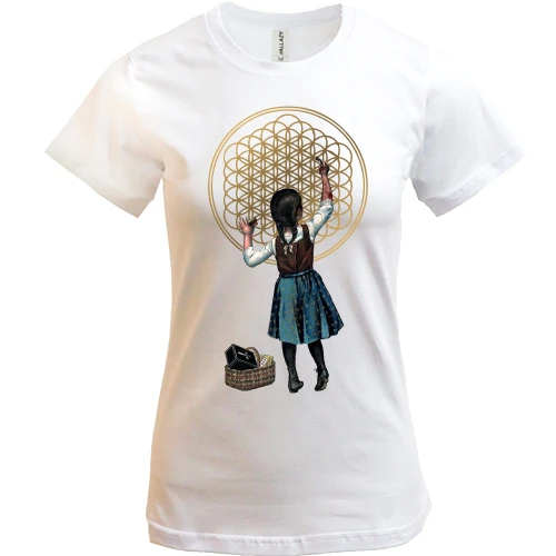 Женская футболка, Белый, c Bring me the horizon - Sempiternal (2)