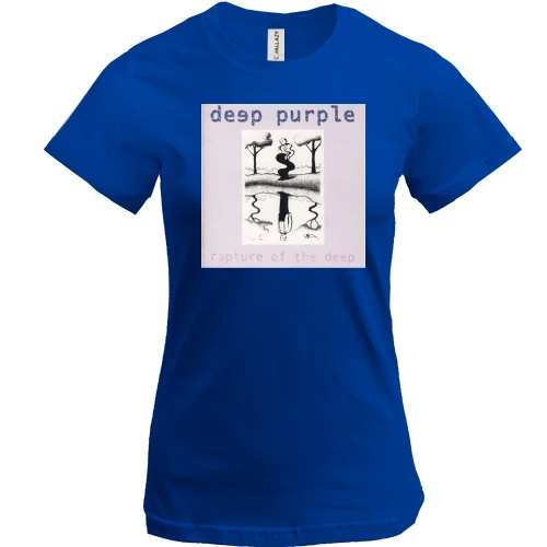 Жіноча футболка, Синій, Deep Purple - Rapture of the Deep