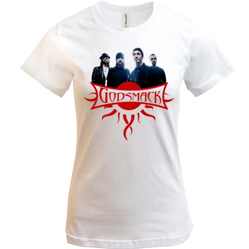 Женская футболка, Белый, Godsmack (группа)