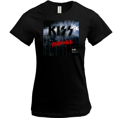 Жіноча футболка, Чорний, KISS Revenge