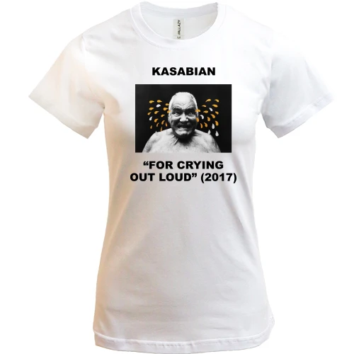 Жіноча футболка, Білий, Kasabian - For Crying Out Loud