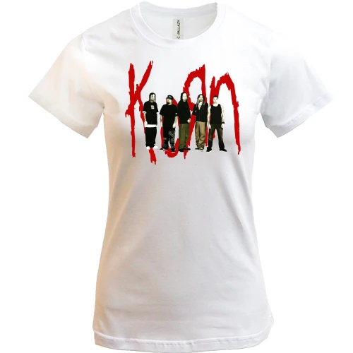 Женская футболка Korn Band