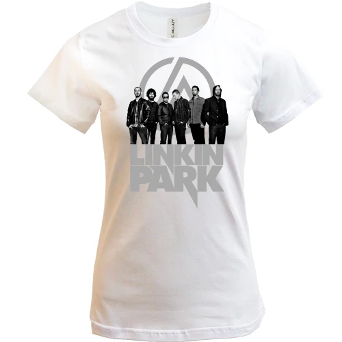 Женская футболка, Белый, Linkin Park Band