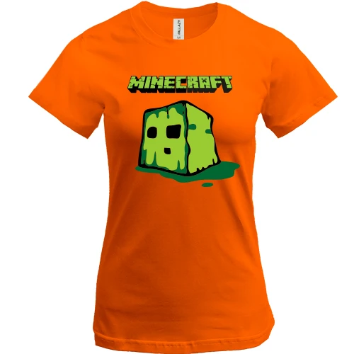 Женская футболка, Красный, Creeper