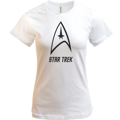 Женская футболка, Белый, Star Trek