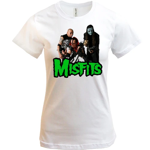 Женская футболка, Белый, Misfits Band
