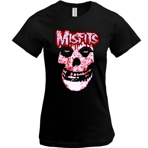 Женская футболка The Misfits (с кровью)