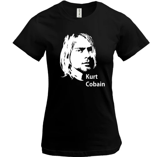 Женская футболка Kurt Cobain