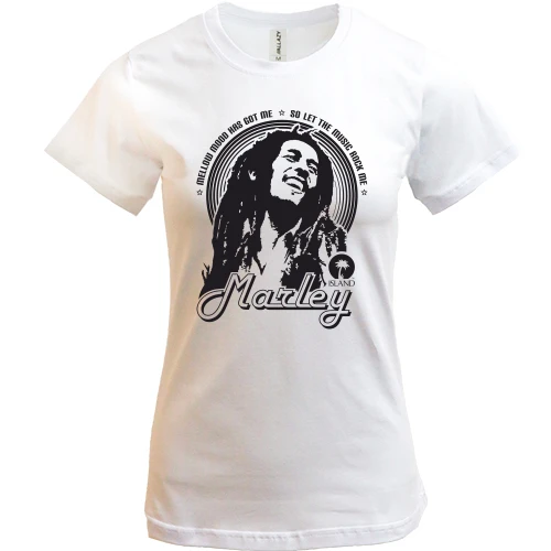 Женская футболка Bob Marley