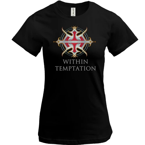 Женская футболка, Черный, Within Temptation