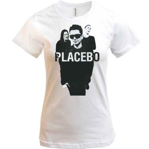 Женская футболка, Белый, Placebo Band