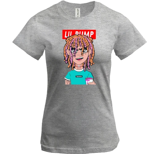 Жіноча футболка з Lil Pump (ілюстрація)