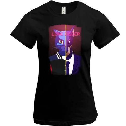 Жіноча футболка, чорний, з Caravan Palace (Lone Digger)