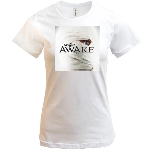 Женская футболка, Белый, Skillet Awake 2