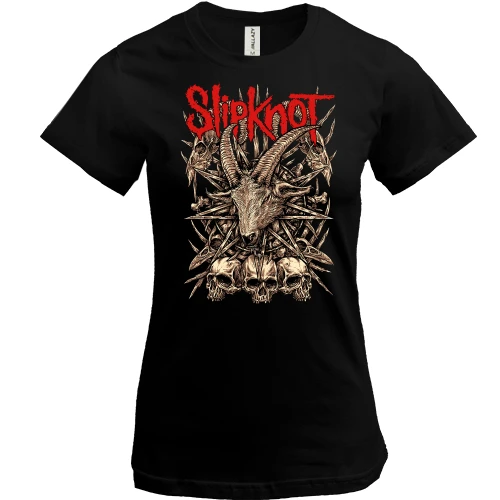 Женская футболка Slipknot (Кости)